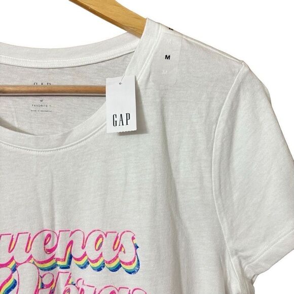 Gap Favorite Graphic Crewneck T-Shirt medium new - Picture 9 of 10